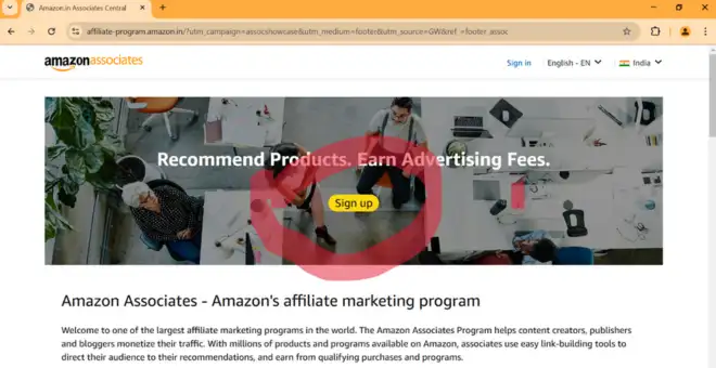 Amazon Affiliate program